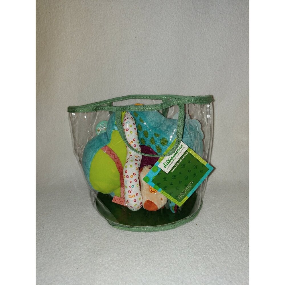 New Lilliputiens Jef Dog Cloud Baby Toy Crib Stroller Activity Sensory Rattle